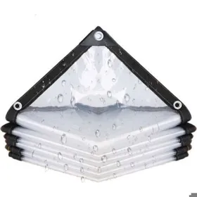 Comparer les prix de Bâche transparente 1x2m avec oeillets imperméable pour poulailler résistante poussière/pluie