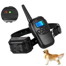 Meilleurs prix pour C Appareil de dressage pour chien19x145x48CM avec télécommande anti-aboiement collier de dressage pour chien étanche moyen et