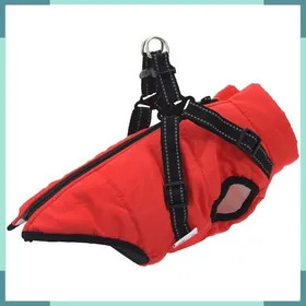 Meilleurs prix pour ASHATA Manteau pour chiens avec harnais imperméable réfléchissant L36 -FHE4019950