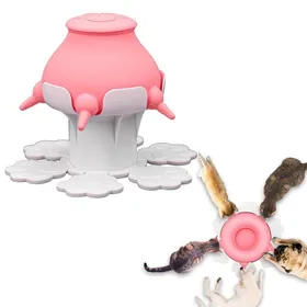 Comparer les prix de Mangeoires pour Chiots pour Chiots Multiples Mangeoire pour Chiot en Silicone à Hauteur Réglable de 300ml
