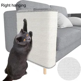 Comparer les prix de Protecteur de Canapé en Sisal Naturel Grattoir pour Chats Pratique et Facile à Installer dans Votre Maison