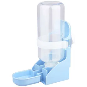 Meilleurs prix pour Distributeur Eau pour Petits Animaux 500ml Grande Capacité Automatique Distributeur Eau Lapin Abreuvoir Suspendu - Bleu