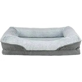 Comparer les prix de Panier pour chien - Trixie - Vital Lino - Orthopédique - 110 x 75 cm - Gris/Gris clair