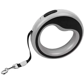 Comparer les prix de Laisse rétractable pour chien - DEMA - Système anti-nœuds à 360° - Longueur 25 m - Mains libres