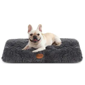 Meilleurs prix pour Nobleza Panier Chien Media Taille Coussin Chien Lavable Gris Foncé 80x50cm