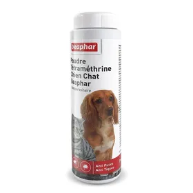 Comparer les prix de BEAPHAR – Poudre Anti-puces et Anti-tiques pour Chien et Chat – Élimine Les puces et Les tiques - sans rinçage – 150g