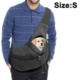 Comparer les prix de Sac de Transport pour Chien, Bandoulière Respirante et Réglable, Pratique pour Animaux