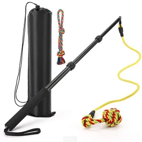 Comparer les prix de Perche de dressage pour chien 104cm avec balle + Jouets sonores Interactif chien Tug Boat Outdoor Sports Durable