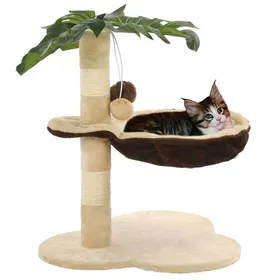 Comparer les prix de Arbre à chat - vidaXL - 50 cm - Sisal - Beige et marron