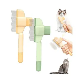Meilleurs prix pour Brosse autonettoyante pour chats et chiens 2025 toilettage poils morts avec bouton libération 1 clic