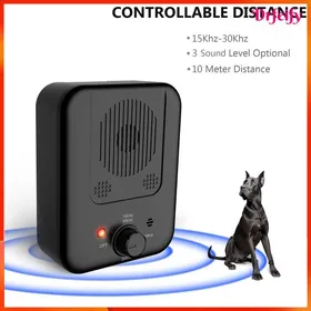 Comparer les prix de Dispositif anti-aboiement - AKOZON - Modèle Noir - Rechargeable USB - Étanche IPX4 - Portée 10 m