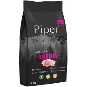 Meilleurs prix pour Croquettes pour chien Piper Junior à la dinde - Sans céréales - 12 kg