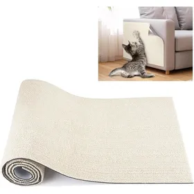 Meilleurs prix pour Griffoir Chat Canapé Protection canape Chat Tapis Griffoir pour Auto-adhésif Trimmable pour Meubles Portes Murs Beige