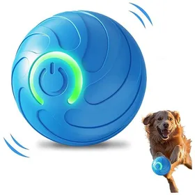 Meilleurs prix pour Balle interactive intelligente pour chien 2026 jouet USB à vibration et rebond stimulation mentale bleu