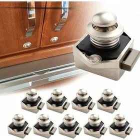 Meilleurs prix pour 10 Pices Bouton Poussoir Loquet Sans Cl pour Armoire Yacht RV Label