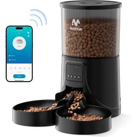 Meilleurs prix pour DISTRIBUTEUR DALIMENT - AMIS - Distributeur Croquettes Chat 2 Bols Wifi 2.4G Commande App 4L 1-10 Repas/Jour Pour Chats/Chiens