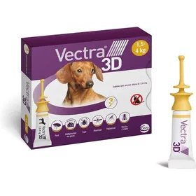 Meilleurs prix pour 3D Solution Spot-on pour Chiens de 15–4 kg-3 pipettes