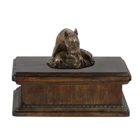 Comparer les prix de Urne commémorative personnalisée pour cendres de chien - ART-DOG - 245x29x21cm - 5L - Bull Terrier III