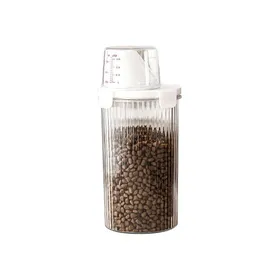 Comparer les prix de Boîte Croquettes Chat Hermétique-1 BlancStandard Grande Capacité Doseur Bec Verseur Accessoire Animal Aucunely