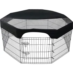 Meilleurs prix pour Couvercle octogonal pour parc à chiens 8 panneaux 60 cm filet anti-UV en tissu Oxford imperméable