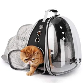 Meilleurs prix pour Sac à dos pour chien et chat, sacs de Transport de capsules spatiales pour chats et chiens, sac à dos de Transport Portable