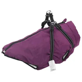Meilleurs prix pour Automne/hiverManteau pour chiens avec harnais imperméable réfléchissant L44 - Grande Taille &FR_695090