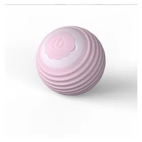 Comparer les prix de Jouet interactif pour chat - Phoesky - Balle roulante - Auto-divertissant - Résistant aux morsures - TPR - 4.2 cm - Rose