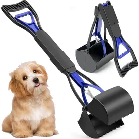 Meilleurs prix pour Ramasse-crottes pour animaux de compagnie manche long de 61 cm poignée robuste et dentelée pour lextérieur et lintérieur