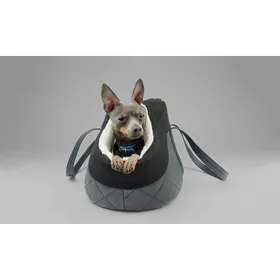 Meilleurs prix pour Sac de transport animaux de voyage confortable et luxueux pour petit chien chat avec intérieur moelleux - Noir