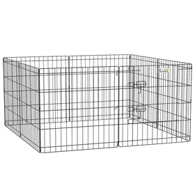 Comparer les prix de Parc enclos modulable pour chiens lapins rongeurs clôture pour petits animaux intérieur et extérieur pliant 8 panneaux