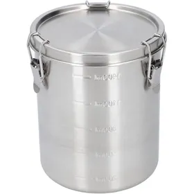 Meilleurs prix pour Pot de friandises pour chien en acier inoxydable récipient de stockage de nourriture (1600ml)