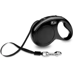 Meilleurs prix pour Laisse Enrouleur Rétractable 5m pour Petits et Moyens Chiens Chats et Animaux de Compagnie Jusquà 20 Kg-Noir