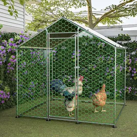 Comparer les prix de Thanaddo Poulailler Enclos Extérieur Enclos pour Petits Animaux Pour Poulets Canard Lapin (2 X 2)