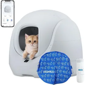 Meilleurs prix pour CATLINK Baymax-Lite Bac À Litière Autonettoyant, Anti-Odeur, App, 4 Modes De Nettoyage, Convient Aux Chats De 1,5 À 10 Kg