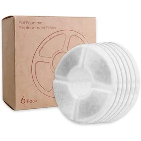 Comparer les prix de Filtre Fontaine Eau Chat Filtre de Fontaine Triple Action pour Le Remplacement de la Fontaine de Chat avec du Coton à Haute