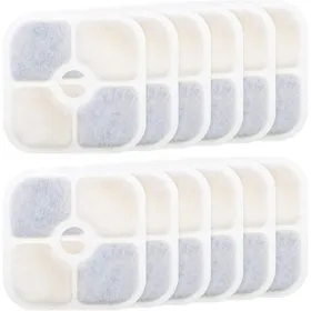 Meilleurs prix pour Cartouches filtrantes pour fontaine à eau - ULISEM - Paquet de 12 - Compatibles Catit PIXI 43717 - Charbon actif