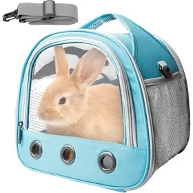 Comparer les prix de ®RisingFF Cage de transport pour lapin 30 x 21 x 27 cm