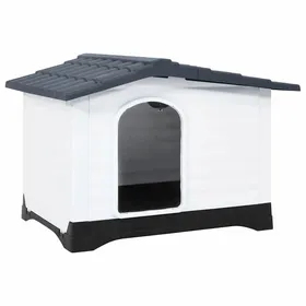 Comparer les prix de Gris Niche pour chien cage polyvalente Gris 905x68x66 cm Polypropylène A328