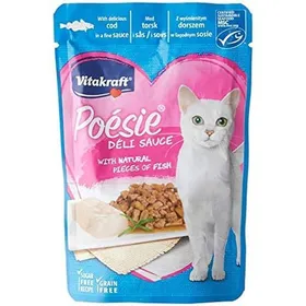 Comparer les prix de Aliments humides pour Chat - VITAKRAFT - Pâtée - 85G - Sauce douce - Nutrition adaptée