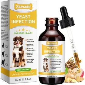 Comparer les prix de Traitement Naturel des Infections à Levures pour Chien-Soulage OtitesDémangeaisons Cutanées et RougeursRenforce lImmunité60mL