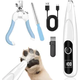 Comparer les prix de Tondeuse à Pattes de Chien avec Lumière LEDTondeuse ChatTondeuse Chien Rechargeable par USBTondeuse pour Chien Rasoir pour