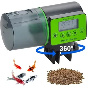 Meilleurs prix pour Vert Distributeur Automatique de Nourriture pour Aquarium résistant à lhumidité pour Poisson- Piles non incluses