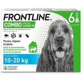 Meilleurs prix pour Chien-Anti PucesAnti-Tiques-Protège LHabitat1Élimine Puces Pendant 8 Semaines/Tiques Pendant 4 Semaines-Pour Chien 10 à 20kg