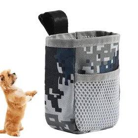 Meilleurs prix pour Sac à friandises portable pour le dressage des chiens Le noir YYV