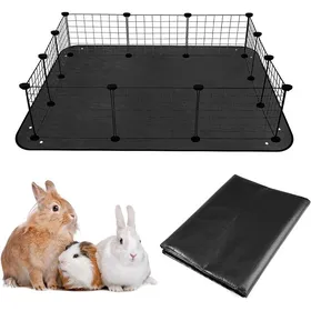 Comparer les prix de Tapis De Parc - 1 Pièce - PE Noir - Imperméable Et Antidérapant - Pour Lapins Et Rongeurs - 150x100cm BLU-RAY FILM