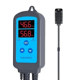 Comparer les prix de Inkbird Prise Hygrostat avec Sonde Contrôleur Humidité pour Humidificateur Déshumidificateur Reptile Terrarium Serre IHC-200