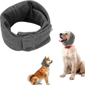 Comparer les prix de Cache-oreilles - Cache-oreilles - Écharpe réglable pour chien avec cache-oreilles - pour soulager lanxiété et la protection contre
