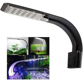Comparer les prix de Lumiere Aquarium Lampe LED Eclairage Blanc et Bleu Nano à Clip pour Poisson Plantes 23-50 cm-- Label