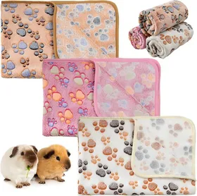 Comparer les prix de Lot de 3 couvertures imperméables en polaire pour cochon d'Inde : couverture polaire lavable pour petits animaux, COUVERTURE -
