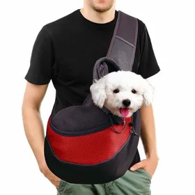 Comparer les prix de Sac de Transport Bandoulière Voyage Léger et Résistant pour Chiot Chaton Poche Respirable de Transporteur de Voyage 2.5kg/ 5.5lb